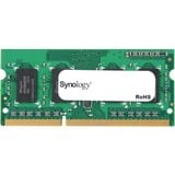 Synology D3NS1866L-4G hukommelsesmodul 4 GB 1 x 4 GB DDR3L 1866 Mhz 4 GB, 1 x 4 GB, DDR3L, 1866 Mhz, 204-pin SO-DIMM, Grøn