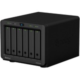 Synology DiskStation DS620SLIM NAS & lagringsserver Desktop Ethernet LAN Sort J3355 NAS, Desktop, Intel® Celeron®, J3355, 108 TB, Sort