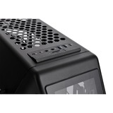 Thermaltake AH T200 Micro Tower Sort, Towerkabinet Sort, Micro Tower, PC, Sort, Micro-ITX, Mini-ITX, SPCC, 15 cm