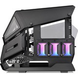 Thermaltake AH T200 Micro Tower Sort, Towerkabinet Sort, Micro Tower, PC, Sort, Micro-ITX, Mini-ITX, SPCC, 15 cm