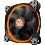 Thermaltake CL-F042-PL12SW-B Computerkølesystem Computerkabinet Ventilator 12 cm Sort, Sag fan Ventilator, 12 cm, 800 rpm, 1500 rpm, 26,4 dB, 40,6 kubikfod/min.