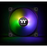 Thermaltake CL-F063-PL12SW-A Computerkølesystem Computerkabinet Ventilator 12 cm Sort, Hvid, Sag fan Sort, Ventilator, 12 cm, 500 rpm, 1500 rpm, 56,45 kubikfod/min., Sort, Hvid