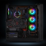 Thermaltake CL-F063-PL12SW-A Computerkølesystem Computerkabinet Ventilator 12 cm Sort, Hvid, Sag fan Sort, Ventilator, 12 cm, 500 rpm, 1500 rpm, 56,45 kubikfod/min., Sort, Hvid