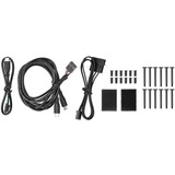 Thermaltake CL-F063-PL12SW-A Computerkølesystem Computerkabinet Ventilator 12 cm Sort, Hvid, Sag fan Sort, Ventilator, 12 cm, 500 rpm, 1500 rpm, 56,45 kubikfod/min., Sort, Hvid