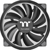 Thermaltake CL-F070-PL20SW-A Computerkølesystem Computerkabinet Ventilator 20 cm Sort, Sag fan Sort, Ventilator, 20 cm, 500 rpm, 1500 rpm, 117,96 kubikfod/min., Sort