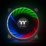 Thermaltake CL-F070-PL20SW-A Computerkølesystem Computerkabinet Ventilator 20 cm Sort, Sag fan Sort, Ventilator, 20 cm, 500 rpm, 1500 rpm, 117,96 kubikfod/min., Sort