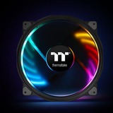 Thermaltake CL-F070-PL20SW-A Computerkølesystem Computerkabinet Ventilator 20 cm Sort, Sag fan Sort, Ventilator, 20 cm, 500 rpm, 1500 rpm, 117,96 kubikfod/min., Sort