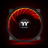 Thermaltake CL-F070-PL20SW-A Computerkølesystem Computerkabinet Ventilator 20 cm Sort, Sag fan Sort, Ventilator, 20 cm, 500 rpm, 1500 rpm, 117,96 kubikfod/min., Sort