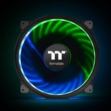 Thermaltake CL-F070-PL20SW-A Computerkølesystem Computerkabinet Ventilator 20 cm Sort, Sag fan Sort, Ventilator, 20 cm, 500 rpm, 1500 rpm, 117,96 kubikfod/min., Sort
