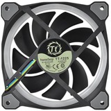 Thermaltake CL-F076-PL12SW-A Computerkølesystem Computerkabinet Ventilator 12 cm Sort, Sag fan Ventilator, 12 cm, 1500 rpm, 24,7 dB, 24,7 blæser, 48,34 kubikfod/min.