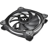 Thermaltake CL-F076-PL12SW-A Computerkølesystem Computerkabinet Ventilator 12 cm Sort, Sag fan Ventilator, 12 cm, 1500 rpm, 24,7 dB, 24,7 blæser, 48,34 kubikfod/min.