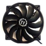 Thermaltake Pure 20 Computerkabinet Ventilator 20 cm Sort, Sag fan Sort, Ventilator, 20 cm, 800 rpm, 28,2 dB, 129,639 kubikfod/min., Sort