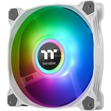 Thermaltake Pure Duo 12 Universel Ventilator 12 cm Hvid 2 stk, Sag fan Hvid/gennemsigtig, Ventilator, 12 cm, 500 rpm, 1500 rpm, 28 dB, 56,51 kubikfod/min.