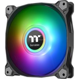 Thermaltake Pure Duo 14 Universel Ventilator 14 cm Sort 2 stk, Sag fan Sort/gennemsigtig, Ventilator, 14 cm, 500 rpm, 1500 rpm, 33,5 dB, 82,23 kubikfod/min.