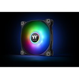 Thermaltake Pure Duo 14 Universel Ventilator 14 cm Sort 2 stk, Sag fan Sort/gennemsigtig, Ventilator, 14 cm, 500 rpm, 1500 rpm, 33,5 dB, 82,23 kubikfod/min.