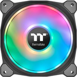 Thermaltake Riing Duo 12 RGB Premium Edition Computerkabinet Ventilator 12 cm Sort, Sag fan Sort, Ventilator, 12 cm, 500 rpm, 1500 rpm, 23,9 dB, 42,45 kubikfod/min.