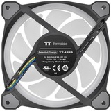 Thermaltake Riing Duo 12 RGB Premium Edition Computerkabinet Ventilator 12 cm Sort, Sag fan Sort, Ventilator, 12 cm, 500 rpm, 1500 rpm, 23,9 dB, 42,45 kubikfod/min.