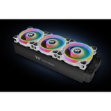 Thermaltake Riing Quad 12 RGB Computerkabinet Ventilator 12 cm Hvid, Sag fan Hvid, Ventilator, 12 cm, 500 rpm, 1500 rpm, 25,2 dB, 40,9 kubikfod/min.