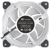 Thermaltake Riing Quad 14 RGB Computerkabinet Ventilator 14 cm Hvid, Sag fan Hvid, Ventilator, 14 cm, 500 rpm, 1400 rpm, 26,1 dB, 60,17 kubikfod/min.