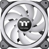 Thermaltake Riing Trio 12 LED RGB Radiator Fan TT Premium Edition Computerkabinet Ventilator 12 cm Sort, Sag fan Ventilator, 12 cm, 500 rpm, 1500 rpm, 25,2 dB, 41,13 kubikfod/min.