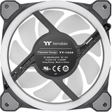 Thermaltake Riing Trio 12 LED RGB Radiator Fan TT Premium Edition Computerkabinet Ventilator 12 cm Sort, Sag fan Ventilator, 12 cm, 500 rpm, 1500 rpm, 25,2 dB, 41,13 kubikfod/min.