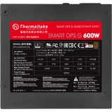 Thermaltake SPG-600DH2CCB enhed til strømforsyning 600 W 24-pin ATX ATX Sort, Rød, PC strømforsyning Sort, 600 W, 100 - 240 V, 720 W, 47 - 63 Hz, 9 A, Aktiv