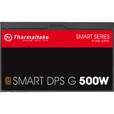 Thermaltake Smart DPS G enhed til strømforsyning 500 W 24-pin ATX ATX Sort, PC strømforsyning Sort, 500 W, 100 - 240 V, 600 W, 47 - 63 Hz, 8 A, Aktiv