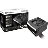 Thermaltake TR2 S enhed til strømforsyning 500 W 20+4 pin ATX ATX, PC strømforsyning Sort, 500 W, 230 V, 50 - 60 Hz, 8 A, Aktiv, 100 W