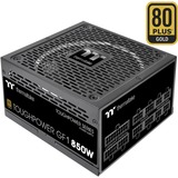 Thermaltake Toughpower GF1 TT Premium Edition enhed til strømforsyning 850 W 24-pin ATX ATX Sort, PC strømforsyning Sort, 850 W, 100 - 240 V, 1020 W, 50/60 Hz, 10 A, 16 ms