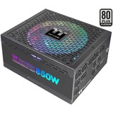 Thermaltake Toughpower PF1 enhed til strømforsyning 850 W 24-pin ATX Sort, PC strømforsyning Sort, 850 W, 100 - 240 V, 1020 W, 50/60 Hz, 12 A, Aktiv