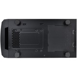 Thermaltake Versa J25 TG RGB Midi Tower Sort, Towerkabinet Sort, Midi Tower, PC, Sort, ATX, micro ATX, Mini-ITX, SPCC, Kabinet faner, Front