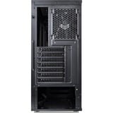 Thermaltake Versa J25 TG RGB Midi Tower Sort, Towerkabinet Sort, Midi Tower, PC, Sort, ATX, micro ATX, Mini-ITX, SPCC, Kabinet faner, Front
