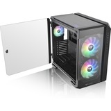 Thermaltake View 51 TG ARGB Midi Tower Sort, Towerkabinet Sort, Midi Tower, PC, Sort, ATX, EATX, micro ATX, Mini-ITX, Stål, Spil