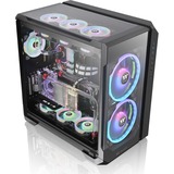 Thermaltake View 51 TG ARGB Midi Tower Sort, Towerkabinet Sort, Midi Tower, PC, Sort, ATX, EATX, micro ATX, Mini-ITX, Stål, Spil