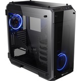 Thermaltake View 71 Tempered Glass Edition Full Tower Sort, Store towerkabinet Sort, Full Tower, PC, Sort, ATX, EATX, micro ATX, Mini-ATX, SPCC, Spil