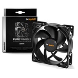 be quiet! PURE WINGS 2, 92mm Computerkabinet Ventilator 9,2 cm Sort, Sag fan Sort, 92mm, Ventilator, 9,2 cm, 1900 rpm, 18,6 dB, 33,15 kubikfod/min., 56,02 m³/t