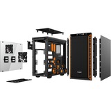 be quiet! Pure Base 600 Window Midi Tower Sort, Orange, Towerkabinet Sort/Orange, Midi Tower, PC, Sort, Orange, ATX, micro ATX, Mini-ITX, Syntetisk ABS, Plast, Stål, Hærdet glas, Spil