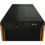 be quiet! Pure Base 600 Window Midi Tower Sort, Orange, Towerkabinet Sort/Orange, Midi Tower, PC, Sort, Orange, ATX, micro ATX, Mini-ITX, Syntetisk ABS, Plast, Stål, Hærdet glas, Spil