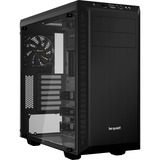 be quiet! Pure Base 600 Window Midi Tower Sort, Towerkabinet Sort, Midi Tower, PC, Sort, ATX, micro ATX, Mini-ITX, Syntetisk ABS, Plast, Stål, Hærdet glas, Spil