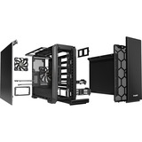 be quiet! Silent Base 601 Midi Tower Sort, Towerkabinet Sort, Midi Tower, PC, Sort, ATX, EATX, micro ATX, Mini-ITX, Acrylonitrilbutadienstyren, SECC, HDD