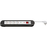 goobay NK Protector 5-4 Hvid 4 AC stikkontakt(er) 1,4 m, Strømskinne Sort/Hvid, 4 AC stikkontakt(er), Hvid, 1,4 m