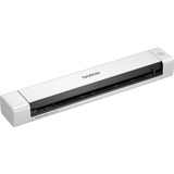 Brother DSmobile DS-640 300 x 300 dpi Hvid, indtræknings scanner Hvid/grå, 215,9 x 1828,8 mm, 300 x 300 dpi, 1200 x 1200 dpi, 15 sider pr. minut, Gråtone, Hvid