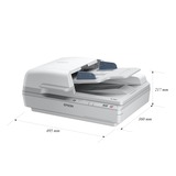 Epson WorkForce DS-6500 Flatbed & ADF scanner 1200 x 1200 dpi A4 Hvid, indtræknings scanner 215,9 x 1016 mm, 1200 x 1200 dpi, 48 Bit, 24 Bit, Flatbed & ADF scanner, Hvid