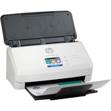 HP Scanjet Pro N4000 snw1 Sheet-feed Scanner Skanner med papir-tilførsel 600 x 600 dpi A4 Sort, Hvid, indtræknings scanner grå, 216 x 3100 mm, 600 x 600 dpi, Skanner med papir-tilførsel, Sort, Hvid, CMOS CIS, 4000 Sider
