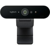 Logitech Brio webcam 13 MP 4096 x 2160 pixel USB 3.2 Gen 1 (3.1 Gen 1) Sort Sort, 13 MP, 4096 x 2160 pixel, Fuld HD, 90 fps, 1280x720@30fps, 1280x720@60fps, 1920x1080@30fps, 1920x1080@60fps, 720p, 1080p, 2160p