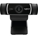 Logitech C922 webcam 1920 x 1080 pixel USB Sort Sort, 1920 x 1080 pixel, 60 fps, 1280x720@60fps,1920x1080@30fps, 720p,1080p, H.264, USB