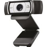 Logitech C930e webcam 1920 x 1080 pixel USB Sort Sort/Sølv, 1920 x 1080 pixel, Fuld HD, 30 fps, 1280x720@30fps, 1920x1080@30fps, 720p, 1080p, 4x