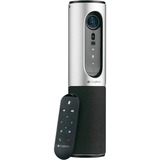 Logitech ConferenceCam Connect system til videokonference 3 MP System til gruppevideokonference, Webcam Sort/Sølv, System til gruppevideokonference, Fuld HD, 30 fps, 4x, Sølv