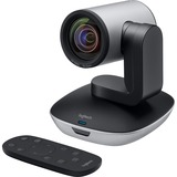 Logitech PTZ Pro 2 Sort, Grå 30 fps, Webcam Sort/Sølv, Fuld HD, 30 fps, 90°, 10x, Sort, Grå