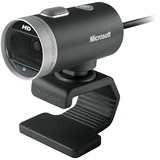 Microsoft LifeCam Cinema for Business webcam 1280 x 720 pixel USB 2.0 Sort Sort/Sølv, 1280 x 720 pixel, 30 fps, 720p, 2880 x 1620 pixel, 5 MP, 73°, Detail